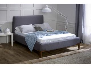 Andro 4ft6 Double Grey Upholstered Bed Frame